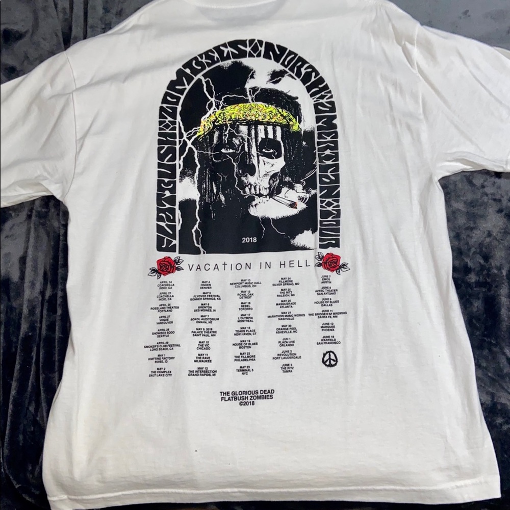 The Glorious Dead Flatbush Zombies 2018 XL T-shirt